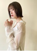 大人女性◎『色気たっぷりシースルー外ハネボブ』大宮