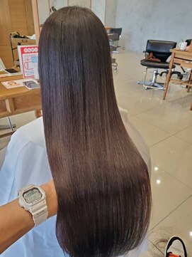 カノエ(canoe) 艶髪ロング/髪質改善縮毛矯正/髪質改善/韓国風/韓国ヘア