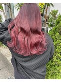 ブリーチなしピンクバイオレット