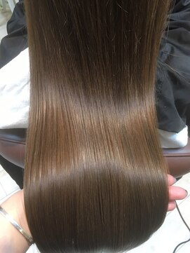 美容室 パルス 静岡鷹匠店(PALS) 髪質改善 縮毛矯正 ストレートパーマ オリーブベージュ