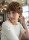 ふんわりカール/ショートスタイル/ヘルシースタイル/原宿/表参道