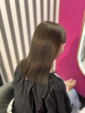 ルフレ 新宿本店1st(Reflet) オリーブグレージュ/髪質改善