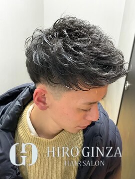 ヒロギンザ 青山店(HIRO GINZA) 波巻き/ハイライト/マッシュパーマ/ウルフ/フェード/束感