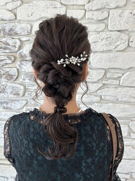 ヘアー ルセロ アット プリム(hair lucero @ prim) 編みおろしヘアセット