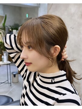 ロンドアヴァントゥス 池袋(Lond aventus) 韓国レイヤー/韓国風/ボブ/髪質改善/黒髪/ブリーチなし〔池袋〕