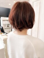 キャアリー(Caary)&nbsp;小顔補正立体カット福山市caary小顔ボブ　ショートヘア30代40代