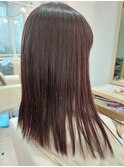 《HAIRZ》藤井☆ポイントブリーチ、パープルガーネットカラー