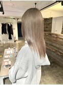 ミルクティーベージュカラーブランジュカラーケアブリーチ