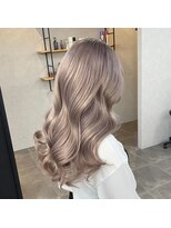 リゲル(rigel)&nbsp;ミルクティベージュ×巻き髪