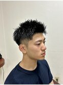メンズ刈り上げ/アップバング