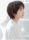 ダークアッシュ暗髪透け感ショートウルフTb8上尾20代30代40代