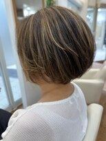 パステルアトリエドゥ(PASTEL ATELIER DEUX) レイヤーで躍動感たっぷりハイライトボブ