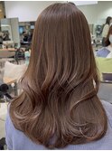 韓国ウェーブヘア前髪カットレイヤーカット髪質改善銀座