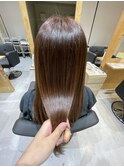 髪質改善ストレート！