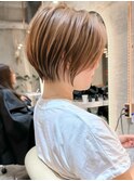 □イメチェン外ハネボブ美髪ワイドバングレイヤーショート錦糸町