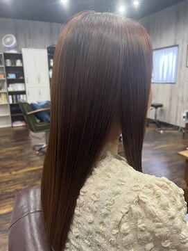 アイリーファンビリ(irie fambilly) 髪質改善メテオカラー×オレンジ☆