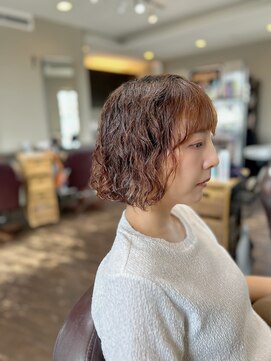 トゥファインラックス(toofineLuxe) ショートパーマスタイル☆