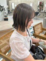 ノエ(noe)&nbsp;くびれヘア/アプリコットオレンジ/ハイライトカラー/栄c191