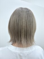 ヒア 春日井店(here.)&nbsp;白髪活かしのブリーチオンカラー