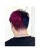 シャルティア 岩国(SHALLTIA)&nbsp;ハイトーン/個性的/派手髪/メンズツートーンカラー/ピンク