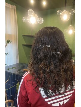 スパイラルperm