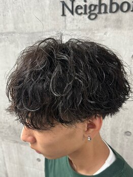ネイバー 立川(Neighbor)の写真/【カット+各種メンズパーマ¥9800~】イメチェン大歓迎!初パーマもNeighborにお任せ◎<立川/立川駅/MEN’S>