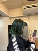 クロップ(CROP)&nbsp;ダブルカラーでアンブレラカラー♪