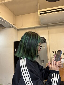 クロップ(CROP) ダブルカラーでアンブレラカラー♪