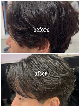 パーマ落としラボ アピッシュ 銀座(apish) メンズパーマ落とし『カルマスタイル』