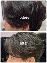 パーマ落としラボ アピッシュ 銀座(apish) メンズパーマ落とし『カルマスタイル』