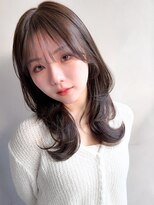 リヤン 表参道(lyann) 斜めバング艶感うるツヤ結べるボブ前髪くせ毛風カールモテ髪