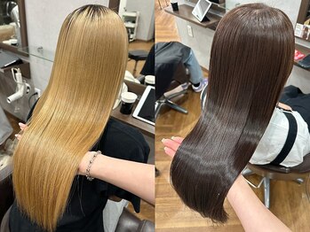 モナ ソル(EX.MONA.SOL)の写真/【髪質改善の極】ハイダメージ毛ブリーチ毛対応★髪質改善ストレートで持続する美髪を手に入れる☆葛西