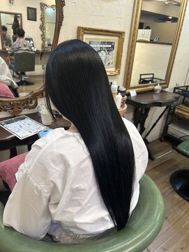 ベレッタ 枚方店(veretta.) 絹髪×水素カラー