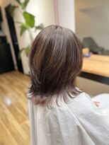 ソーコ 南浦和(SOCO.) 白髪ぼかしハイライト ウルフ系レイヤーカット SOCO.南浦和