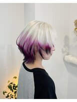 アンドソー 池袋(&so.)&nbsp;ホワイトカラー.ハイトーンカラー.デザインカラー.ウルフカット