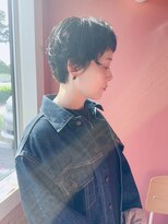 ハレトケ(HARE to KE)&nbsp;黒髪ショート　オン眉（眉上バング）