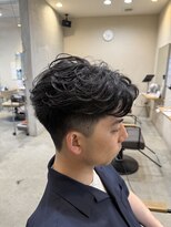 メンズクル(men's quru.)&nbsp;フェザーパーマニュアンスパーマメンズカットメンズパーマ勝川駅