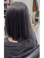 リ シャルム バイ エニーハウ 南七日町店(Re charm by anyhow) 【井上椋介】ブリーチ毛ならではの透明感ダークグレーカラー