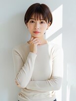 スリーランドメゾン 鶴見区横堤(THREELAND maison) ミルクティーブロンド/ダークブルー/デジタルパーマ/横堤