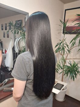 リンク ケアアンドデザイン(Link Care&Design)の写真/【最高峰髪質改善メテオ】手触りと艶が格段に向上し、美しさが長時間持続♪