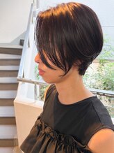 ネス ヘアメゾン アシヤ(ness HAIR MAISON ASHIYA)&nbsp;前髪長めハンサムショート【芦屋川/芦屋/苦楽園/夙川】