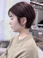 インスヘアー 梅田(INCE HAIR)&nbsp;20代30代40代耳掛けショートカット上品で大人可愛い