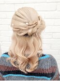くるみちゃんヘア渋谷ヘアセットハーフアップ表参道ヘアメイク
