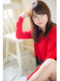 流し前髪で♪ナチュラルワンカールb
