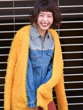 リブロ 三軒茶屋(LIBRO) 不安定な子供っぽいバランスの良いボブ【ＬＩＢＲＯ三軒茶屋】