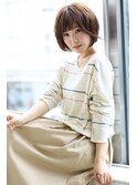 小顔ショートボブ