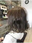 大人ゆるふわボブ