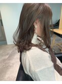 [kichi.] くすみベージュ×ミディアム