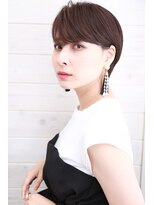 オーシャン(Ocean)&nbsp;[OCEAN Hair&Life]厚めバング☆ローライト☆マニッシュショート