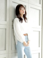 アビエクレール 河内花園(abije claire) 今旬ミディアムロング★20代30代50代 髪質改善